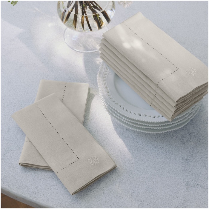 Picot Servietter - 12 stk.